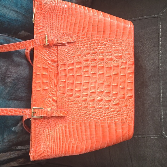 Brahmin Medium Asher Discontinued Tangarine color! - Picture 4 of 7
